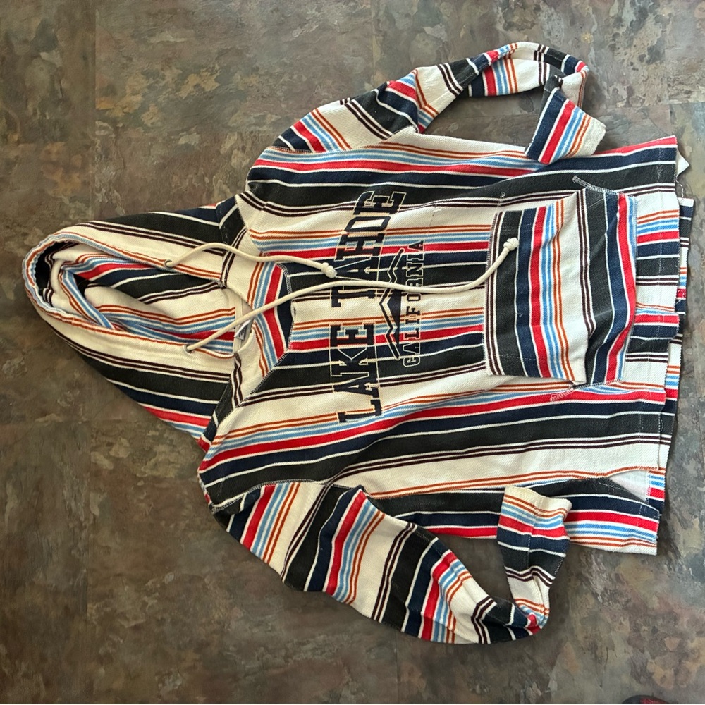 Lake Tahoe Striped Hoodie